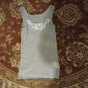 A New Day Heather Gray Top